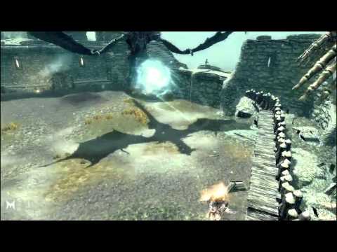 Skyrim Battles - Alduin vs Dragon Priest, Greybeards Draugr Overlords, and More