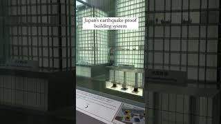 the use of seismic isolation bearings. bearings allow the building move horizontally in  earthquake.