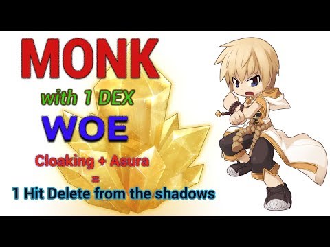 RAGNAROK ONLINE PHILIPPINES WOE 1 HIT DELETE CLOAKING MONK! (Sv. Chaos)