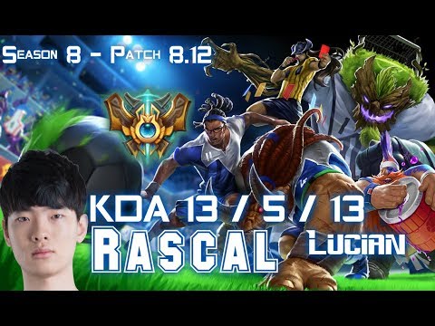 Rascal LUCIAN vs DARIUS Top - Patch 8.12 KR Ranked