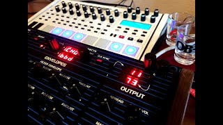 Video thumbnail for Keyboard and a Drum Machine ~ OB-6 + Tempest by jonas ness