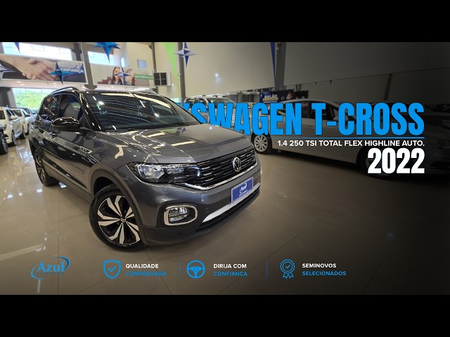 Vídeo VOLKSWAGEN T-CROSS 1.4 250 TSI TOTAL FLEX HIGHLINE AUTOMÁTICO