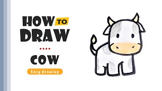 How to Draw a Cow - Drawing Cow I Easy Drawing