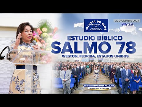 Salmo 78 (Estudio Bíblico), Hna. María Luisa Piraquive, Weston FL USA , 29 dic 2023, #IDMJI - 577