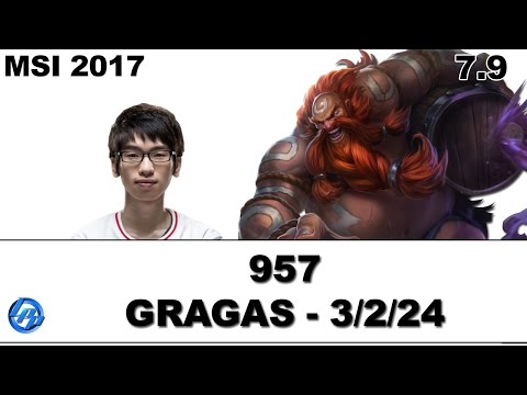 [MSI 2017] 957 - Gragas vs Rumble - Patch 7.9