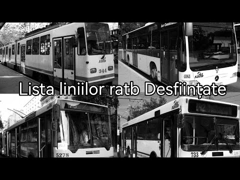 lista liniilor ratb Desființate
