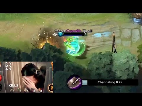 Crystallis Shovel Incident Moment | Dota Clip
