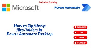 How to Zip And Unzip Files In Power Automate Desktop