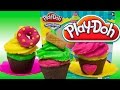 Play Doh Cupcake Tower Playset Playdough Hasbro Toys How to make Playdough Cupcakes