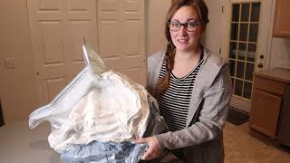 Cube Vacuum Storage Bags Space Saver Review | Large Compressed Vacuum Bags for Blanket Clothes