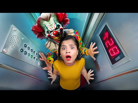 WE GOT TRAPPED IN TINY ELEVATOR WITH KILLER CLOWN