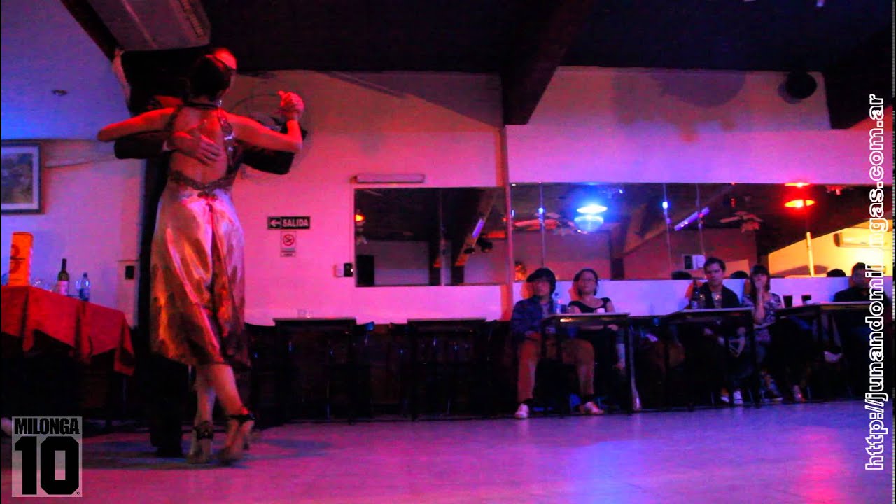 Luciana Gorosito y Adrian De Gregorio en MILONGA10 (Tango)