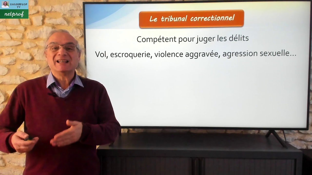 Les juridictions pénales