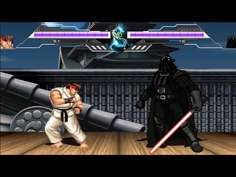 RYU vs DARTH VADER - High Level Awesome Fight!