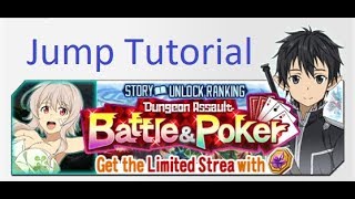 [SAO:MD] Dungeon Assault - Battle & Poker | Jump everything