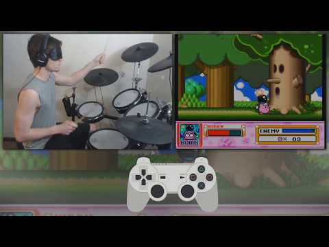 Drum Set as a Controller: Performing Kirby Superstar: Green Greens, Blindfolded
