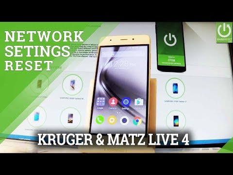 KRUGER & MATZ Live 4 Reset Network Settings / Restore Network