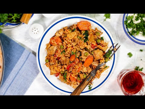 Bosnian One-Pot Chicken and Rice Recipe