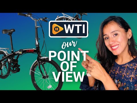 Xspec 20"" 7 Speed Folding Compact City Commuter Bike (NOT an Electric Bike) Black - WTI product video review