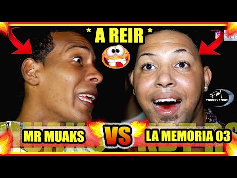 😂 (A REIR 😂 ) Mr.Muaks vs Memoria 03 - Batalla de Freestyle - Mejor Video de risas 2022