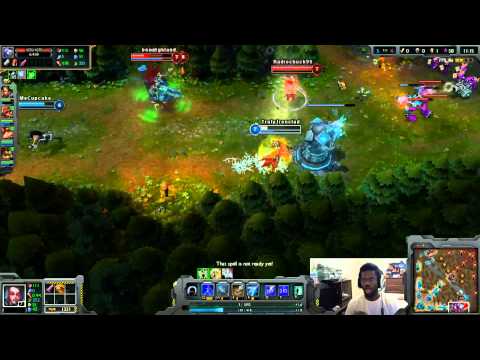 1v1 Vayne 3HP vs Ashe Full HP League of Legends