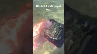 Video thumbnail for JBL go 3 waterproof test #waterproof #test t by onewheelCody