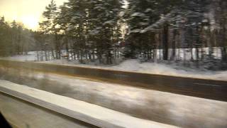 preview picture of video '[SJ] X2 fast train nr. 433 from Stockholm C. to Göteborg C. passing Töreboda and Moholm.'
