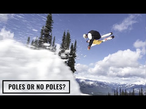 Poles or No Poles When Skiing