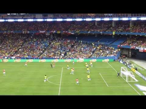 Brazil vs Chile 2-1 2013 Brazilian Counter attack BIG CHANCE
