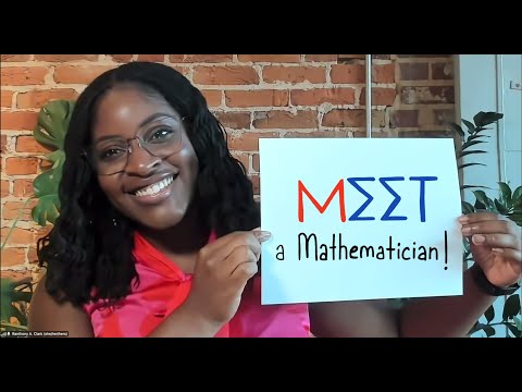 MEET a Mathematician! - Ranthony A. Clark