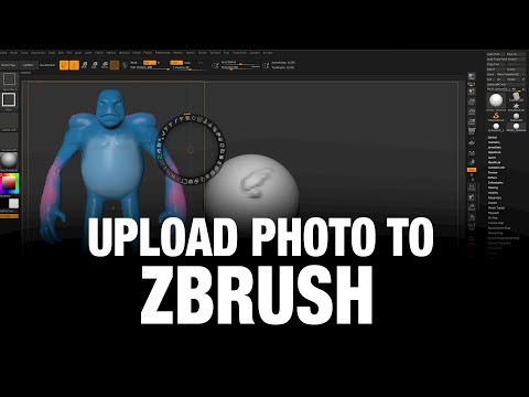 Upload a Photo into Zbrush