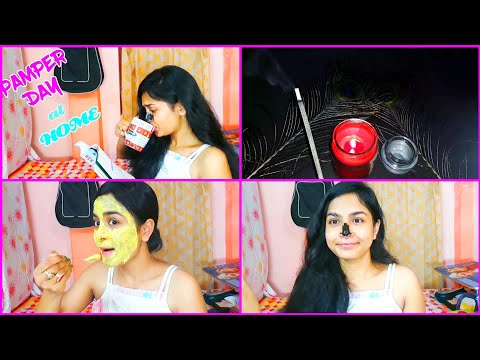 Pamper Day at Home || A Day in My Life in Hindi || Hindi Vlog