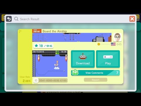 Super Mario Maker - Board the Airship