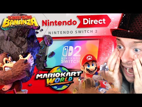 🔴 NINTENDO SWITCH 2 NINTENDO DIRECT 🎇 Domtendos Hype Reaktion