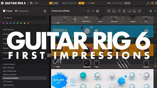 Video thumbnail for Native Instruments Guitar Rig 6...First Impressions by TheSuperFunAwesomeHappyTimePedalShow