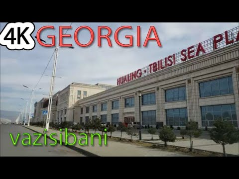4k Georgia Tbilisi Daytime  Tourist Area ( vazisibani ) and  ( Varketili )