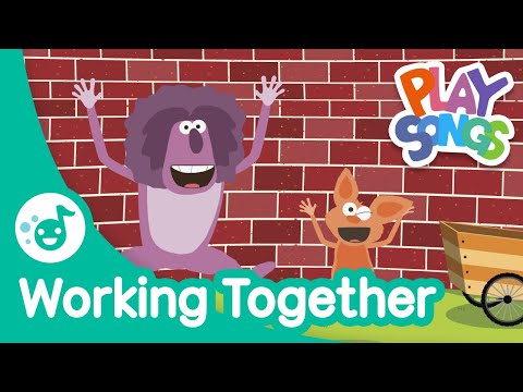 Working Together 🧱 | Nursery Rhymes Songs for Babies | Happy Songs for Kids | Playsongs