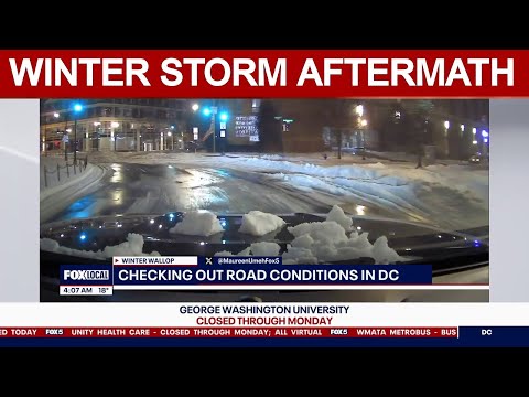 DMV digs out after snowstorm | FOX 5 AT 4AM