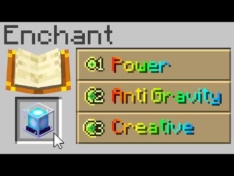 Minecraft, but Blocks have Secret Enchants!