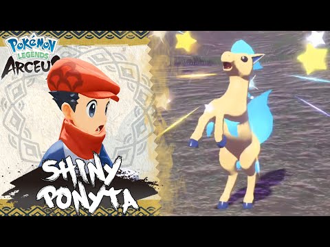 Shiny Ponyta FAILED & RECOVERED Using Backup Save! Shiny Living Dex Series in Pokemon Legends Arceus