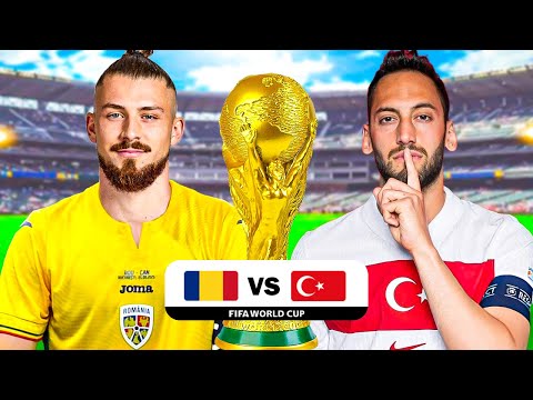 WE SIMULATED ROMANIA'S WORLD CUP PLAYOFF VS TURKEY!