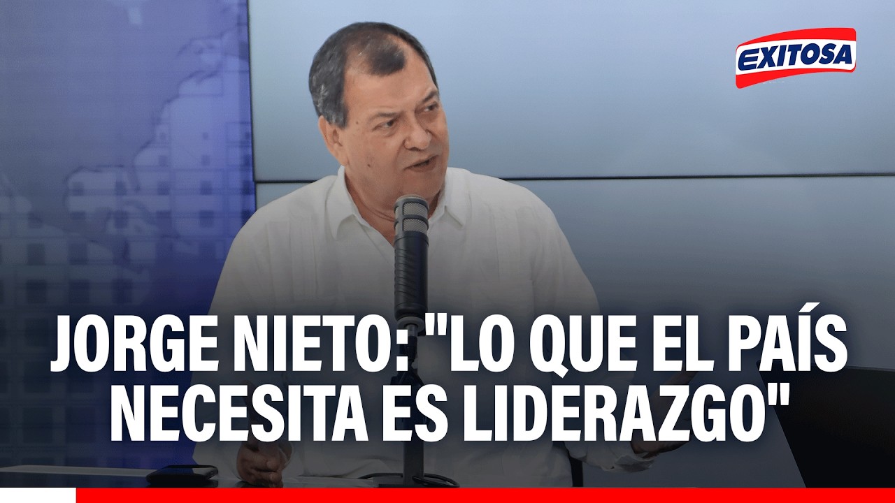 🔴🔵 Jorge Nieto: "Lo que se necesita en Palacio de Gobierno es liderazgo"