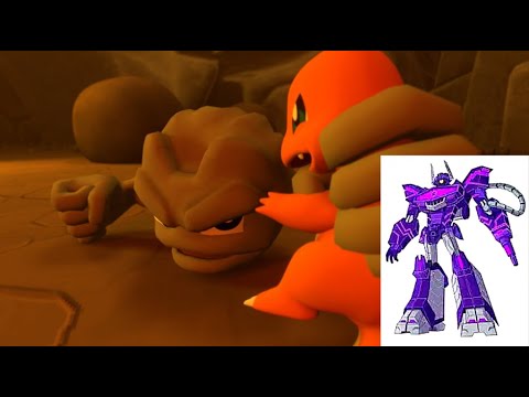Pokemon Starter Squad Rock Smasher x Transformers Devastation Shockwave theme