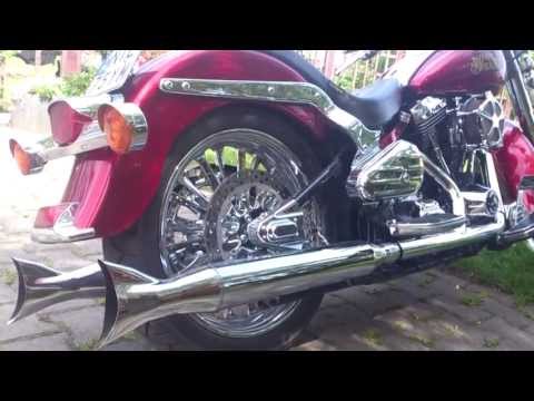 Harley-Davidson Softail Evo 1340 Cold Engine , New Sound Potato Potato Empty Exhaust