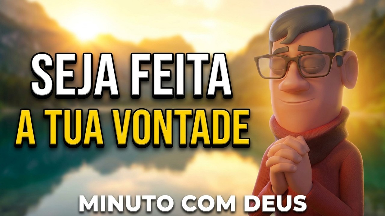 ORAÇÃO DA MANHÃ SEJA FEITA A TUA VONTADE NA MINHA VIDA, SENHOR