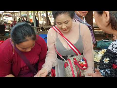 Asian Street Food - Various Street Food At Oudong On Weekend - Part 1