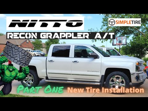 Chevy Silverado 1500 2016 LTZ 2wd Nitto Recon Grappler Install & Test Drive