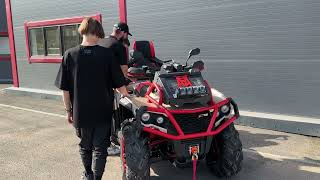Выдача квадроцикла ODES Pathcross 1000L MUD PRO в X-MOTORS г. Красноярск (x-m.su