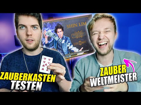 ZAUBER-WELTMEISTER & ich TESTEN den Shin Lim ZAUBERKASTEN!