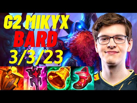 G2 MIKYX PLAYS BARD VS RELL SUPPORT |EUW GRANDMASTER PATCH 11.5| [League of Legends] Full Gameplay